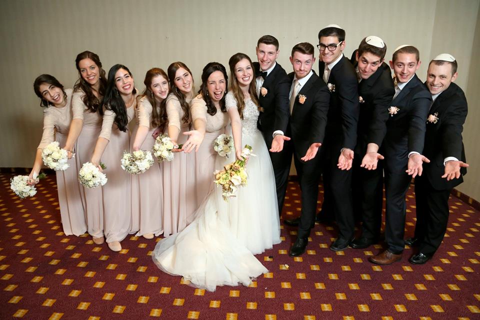 Orthodox Jewish Dress: My sister's wedding party.