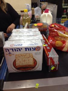 Boxes on boxes of Matzah